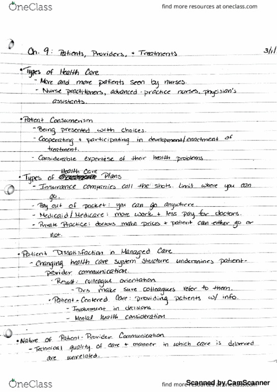 CLP4313 Lecture 10: Patients, Providers, and Treatments (1) 3.1.17 thumbnail