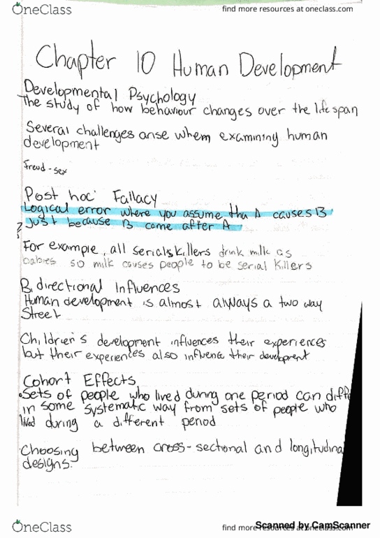 PSYC-105 Lecture 4: PSYC 105 Human Development thumbnail