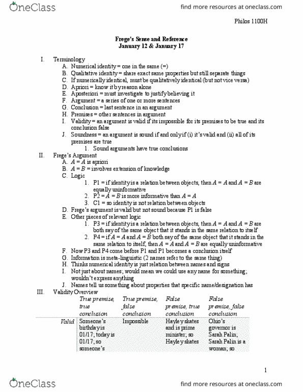 PHILOS 1100H Lecture Notes - Lecture 1: Sarah Palin, Relevance Logic, False Premise thumbnail