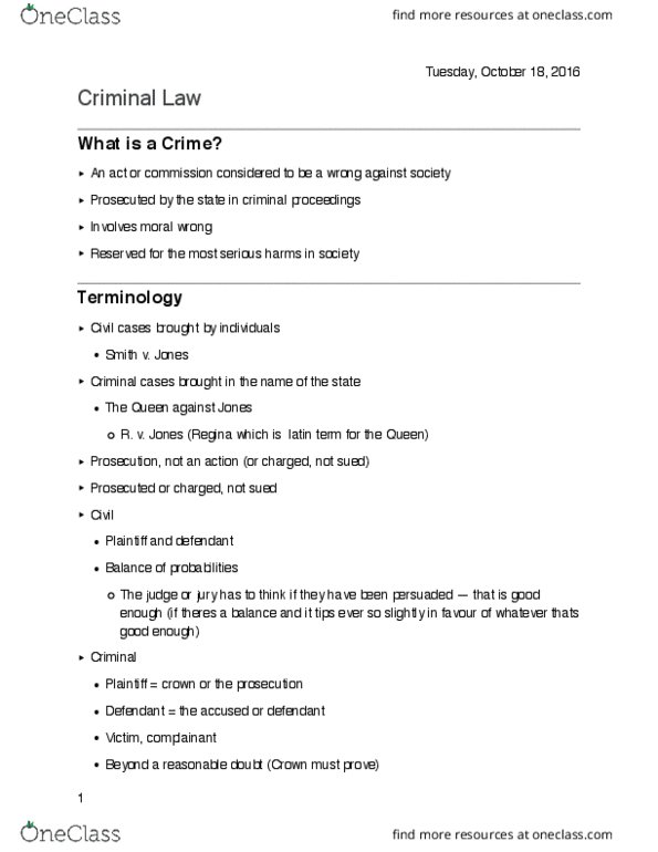 Law 2101 Lecture Notes - Lecture 7: Arson, Culpable Homicide, Signify thumbnail