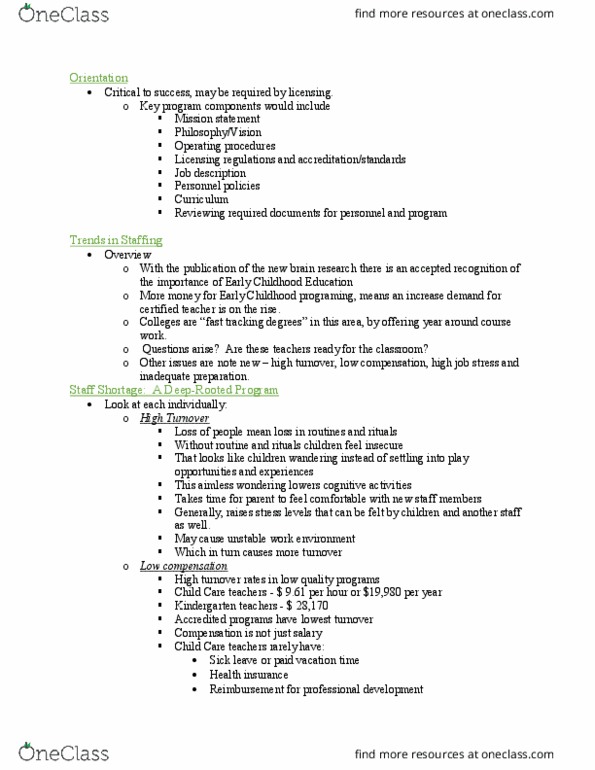 CFD 3250 Lecture Notes - Lecture 29: Organisation Climate, Job Satisfaction, Sick Leave thumbnail