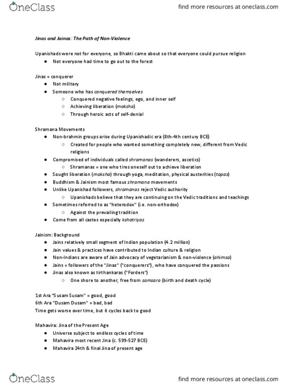 RG ST 3 Lecture Notes - Lecture 7: Nonviolent Resistance, Sallekhana, Improper Conduct thumbnail