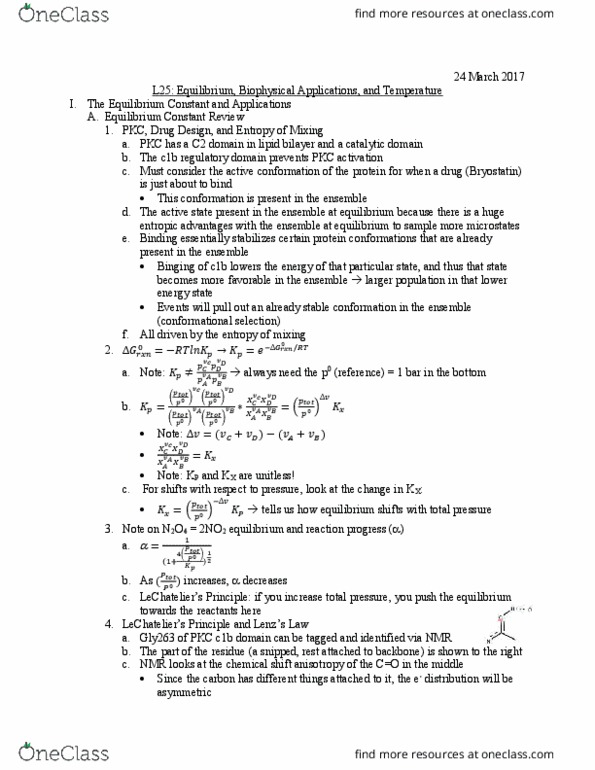 University College - Chemistry Chem 402 Lecture Notes - Lecture 25: Chemical Potential, Chemical Shift, C2 Domain thumbnail