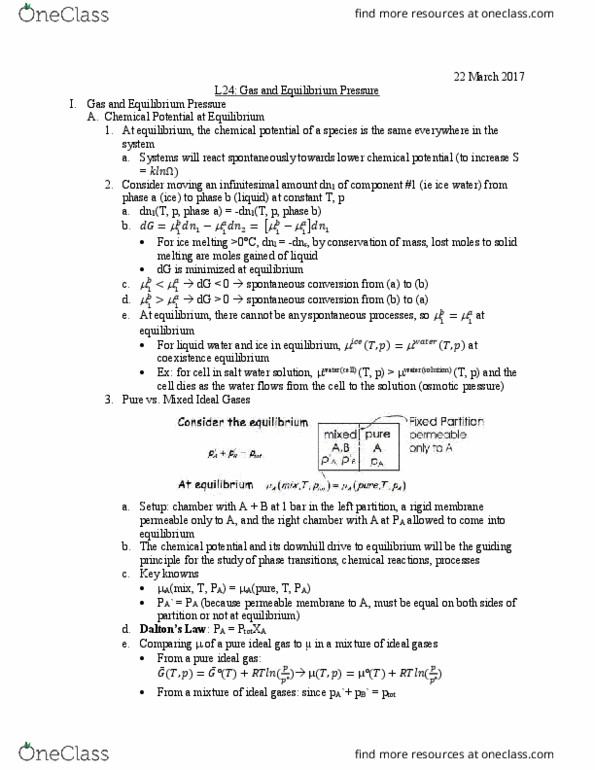 University College - Chemistry Chem 402 Lecture Notes - Lecture 24: Reaction Quotient, Ammonia, Haber Process thumbnail