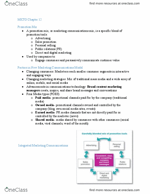 MKTG 2201 Chapter Notes - Chapter 12: Native Advertising, Public Relations, Investor Relations thumbnail