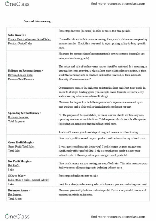 ADMS 4540 Lecture Notes - Lecture 3: Social Enterprise, Cash Flow, Accounts Payable thumbnail