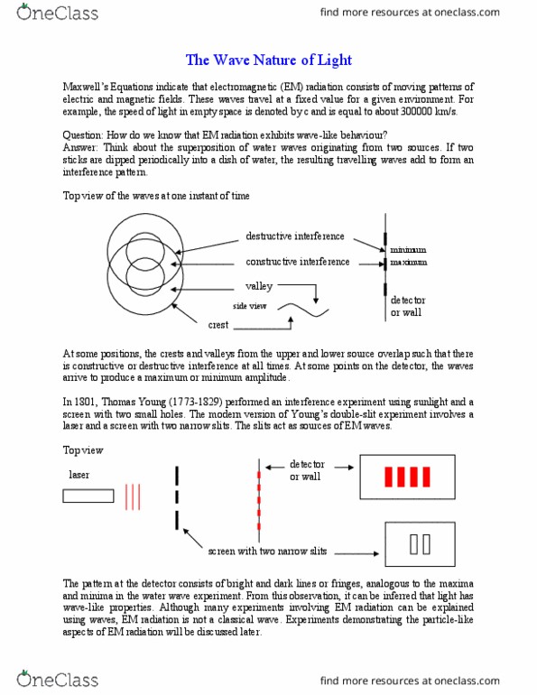 PHYA10H3 Lecture Notes - Lecture 1: Lorentz Factor, The Slits, Wind Wave thumbnail