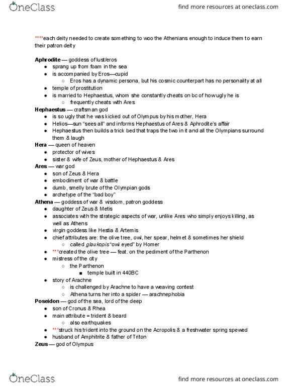 CLASS 310 Chapter Notes - Chapter 5: Actaeon, Cronus, Pediment thumbnail