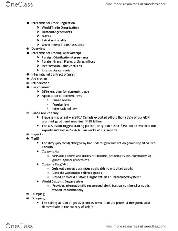 ADMS 2610 Lecture Notes - Lecture 10: Bailment, Common Carrier, Force Majeure thumbnail