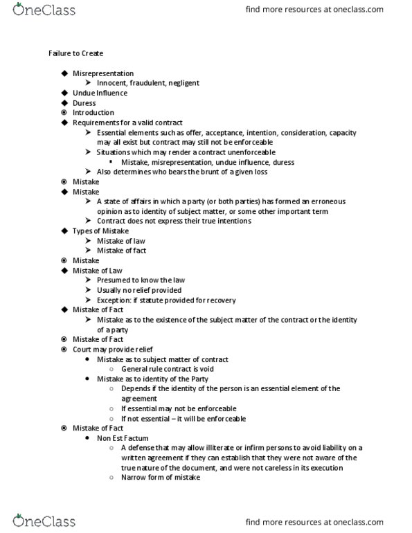 ADMS 2610 Lecture Notes - Lecture 6: Special Relationship, Uberrima Fides, Fiduciary thumbnail