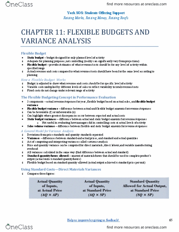 ACTG 2020 Chapter Notes - Chapter 11: Statistical Process Control, Inverse Relation, Unnecessary Health Care thumbnail