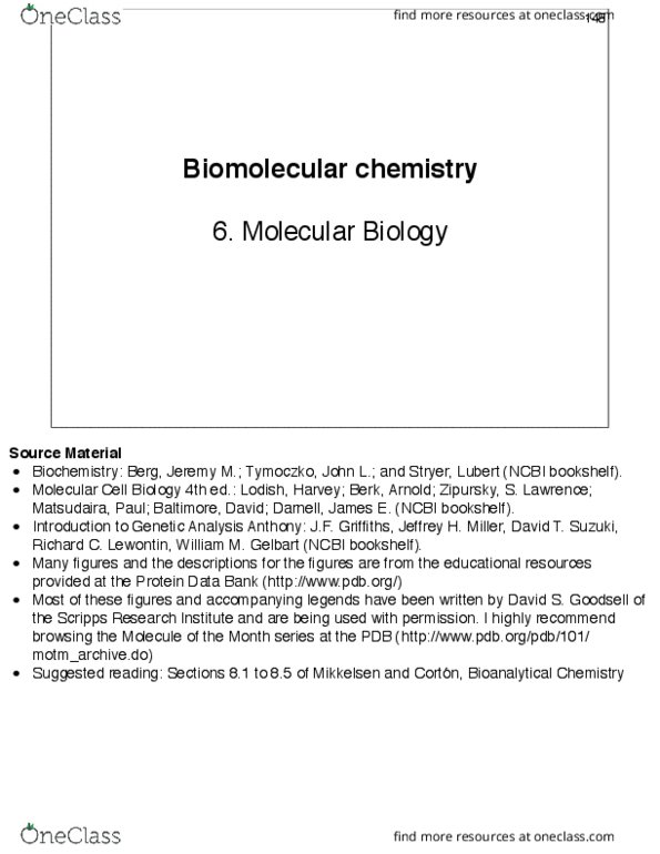 CHEM564 Lecture Notes - Lecture 16: Aptamer, Protein Tag, University Of California, San Francisco thumbnail