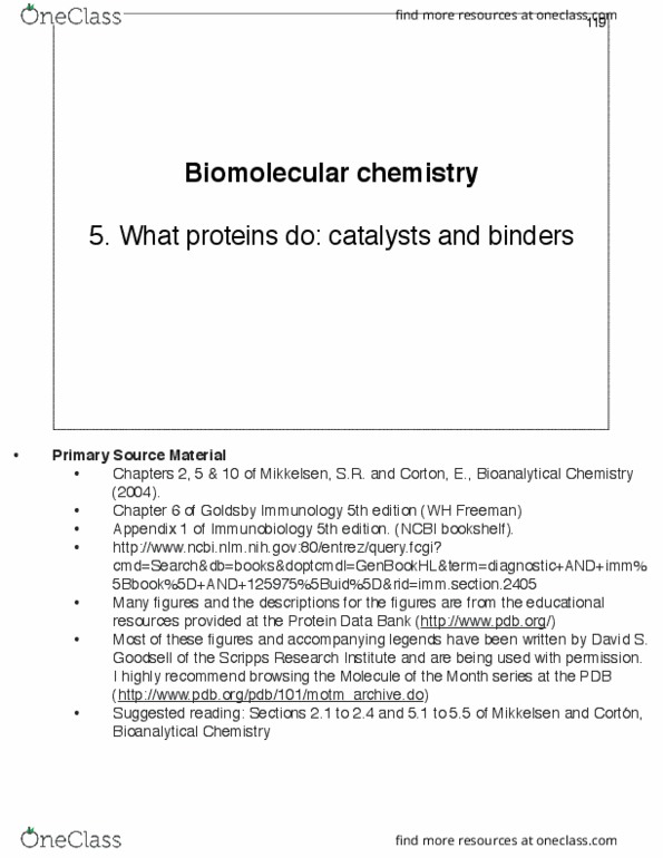 CHEM564 Lecture Notes - Lecture 19: Base Pair, N-Terminus, Protein Engineering thumbnail