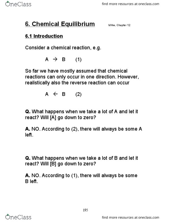 Chemistry 1302A/B Lecture Notes - Lecture 3: Reaction Quotient, Nitrogen Fixation, Rhizobium thumbnail