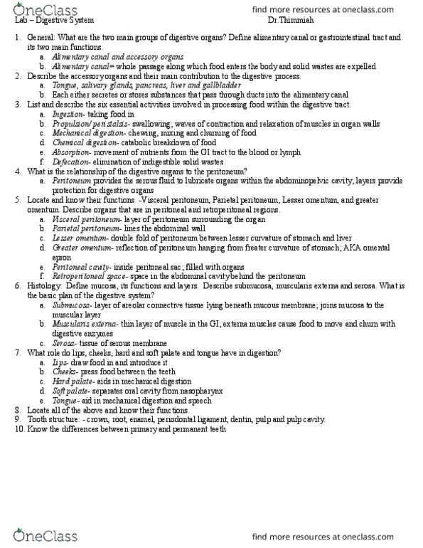 BIOL 4270 Lecture Notes - Lecture 3: Gluten, Maltose, Paneth Cell thumbnail