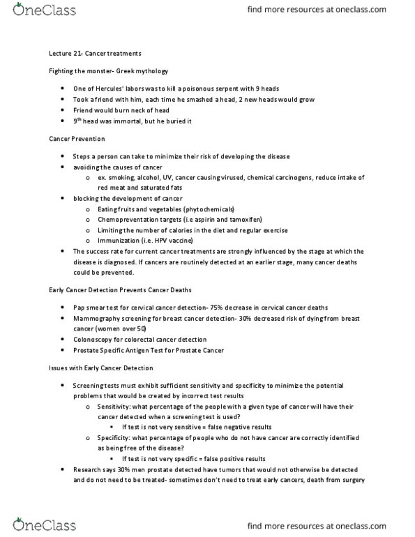 BMS 860 Lecture Notes - Lecture 21: Genentech, Bleomycin, Philadelphia Chromosome thumbnail