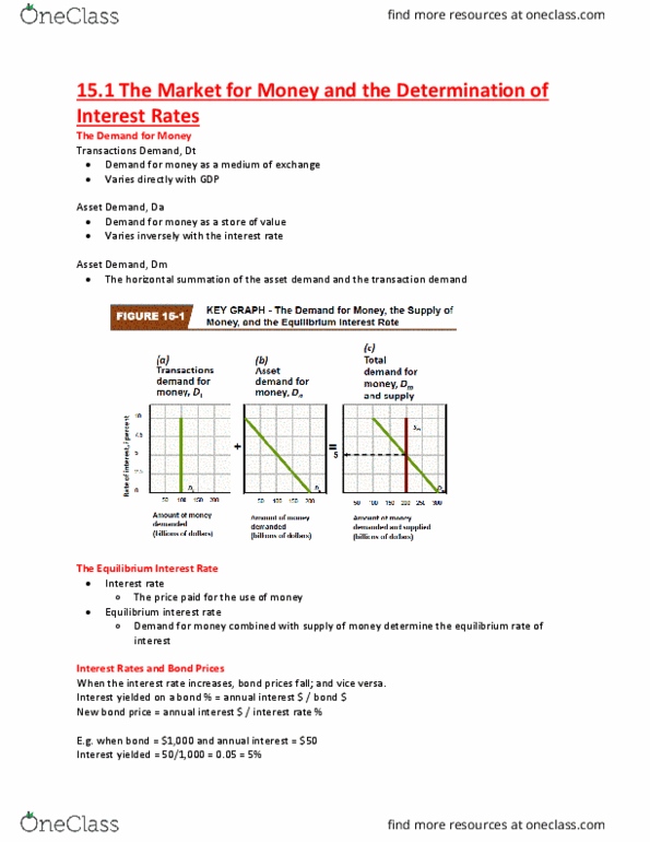 ECN 204 Chapter Notes - Chapter 15: Potential Output, Real Interest Rate, Liquidity Trap thumbnail