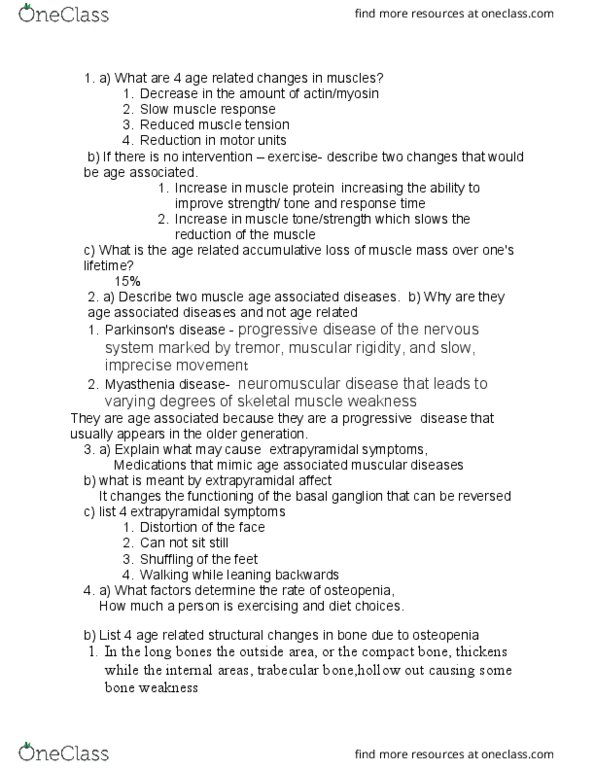 GEY 3601 Lecture Notes - Lecture 8: Kyphosis, Menopause, Hypotension thumbnail