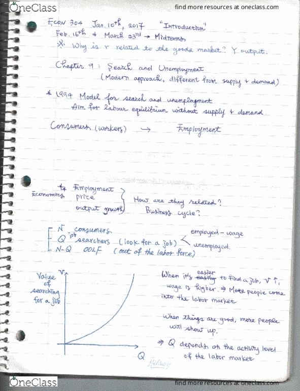 ECON 304 Lecture Notes - Lecture 1: Moodle thumbnail