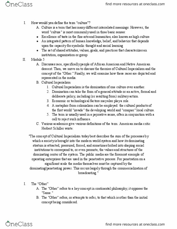 JL MC 477 Lecture Notes - Lecture 2: Idris Elba, Fourteenth Amendment To The United States Constitution, Donald Bogle thumbnail