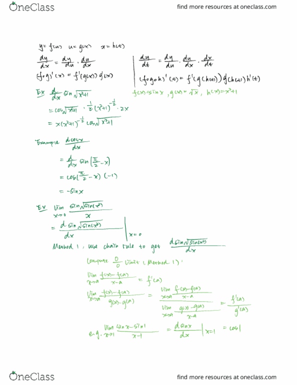 MAT135H1 Lecture 16: Methods to compute derivatives thumbnail