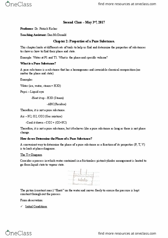MCG 2130 Lecture Notes - Lecture 2: Specific Volume, Boiling Point, Vulgate thumbnail