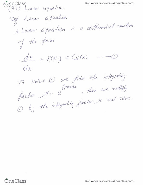 MTH 240 Lecture Notes - Lecture 10: Detern, Olx thumbnail