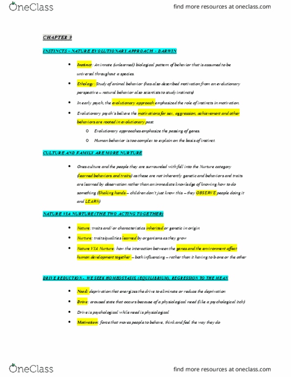 CJ 290 Lecture Notes - Lecture 24: Ethology, Homeostasis, None Of The Above thumbnail