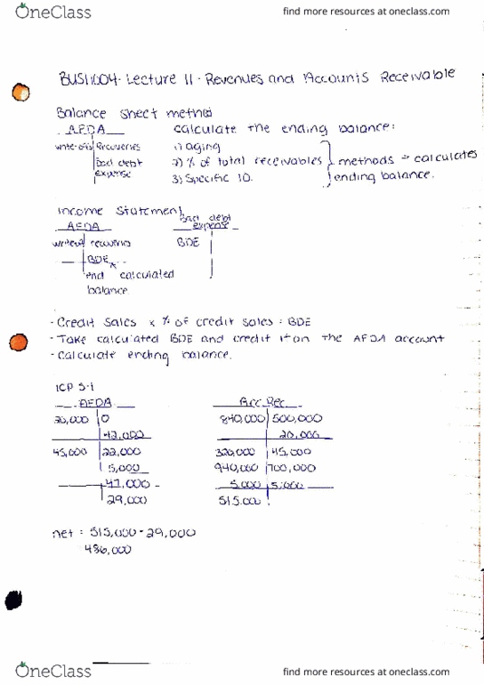 BUSI 1004 Lecture Notes - Lecture 11: Net 5, Chief Operating Officer, Methamphetamine thumbnail
