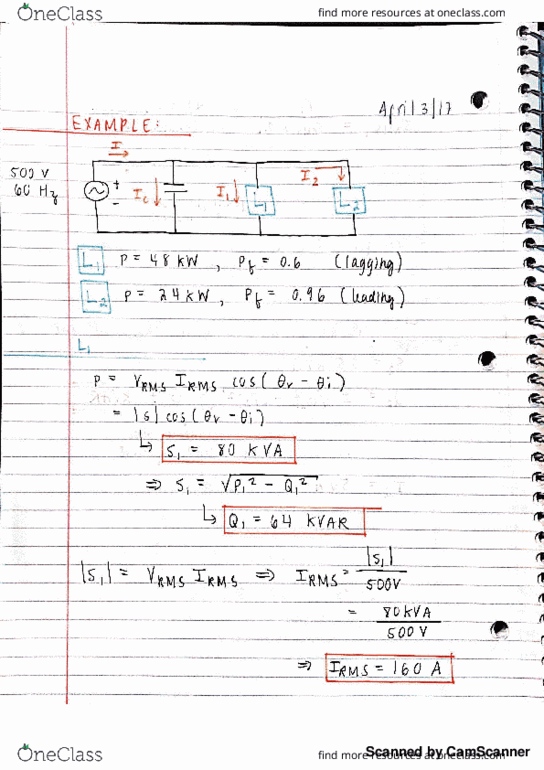 ECE209 Lecture 30: Complex Power examples thumbnail