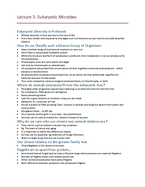 MICR 2420 Lecture 5: Lecture 5_Eukaryotic Microbes thumbnail