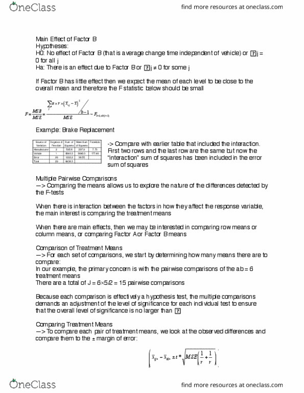 ADM 2304 Lecture Notes - Lecture 15: Complement Factor B, Sport Utility Vehicle, Multiple Comparisons Problem thumbnail