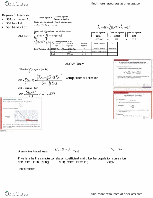 ADM 2304 Lecture Notes - Lecture 21: Analysis Of Variance, Total Variation, Test Statistic thumbnail