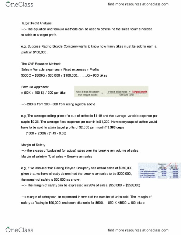 ADM 2304 Lecture Notes - Lecture 7: A.D. Vision, Contribution Margin, Earnings Before Interest And Taxes thumbnail