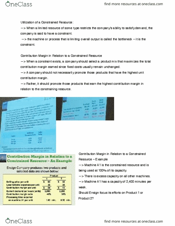 ADM 2304 Lecture Notes - Lecture 13: Contribution Margin, Job Satisfaction thumbnail