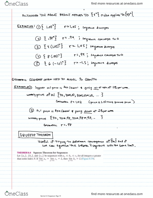 MATH 201 Lecture 8: NOTES Section 8.2 Sequences.4 thumbnail