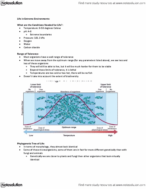 LIFESCI 2H03 Lecture Notes - Lecture 4: Boiling Point, Chlorophyll, Mariana Trench thumbnail