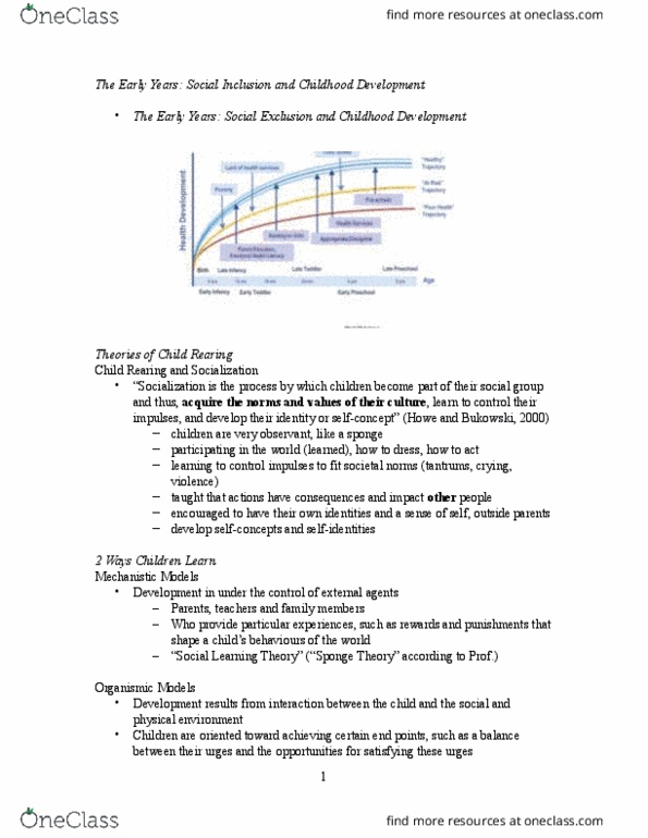 FNF 100 Lecture Notes - Lecture 5: Helicopter Parent, Parenting Styles, Social Learning Theory thumbnail