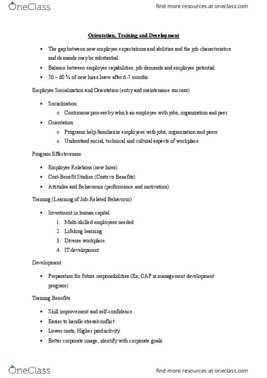 BUSI 3102 Lecture Notes - Lecture 8: Lifelong Learning, Human Capital, W. M. Keck Observatory thumbnail