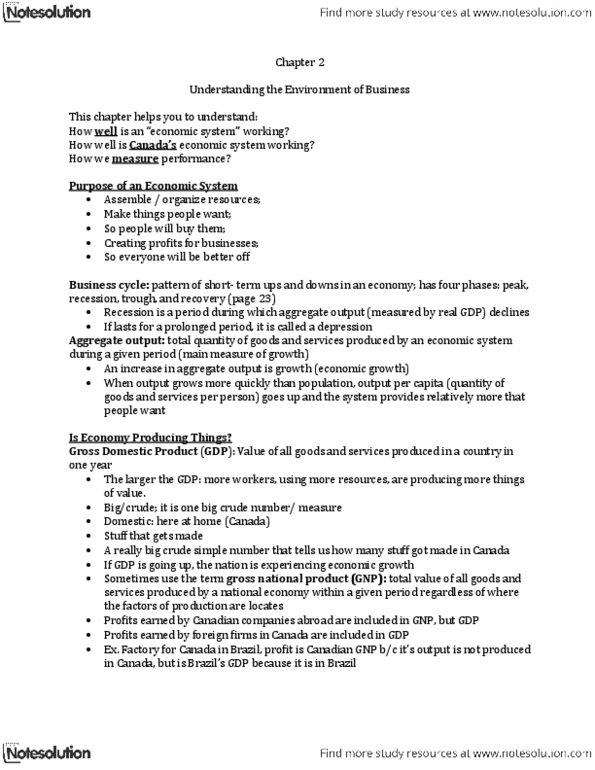 MGTA01H3 Chapter Notes - Chapter 2: Sneakers, Purchasing Power Parity, Deflation thumbnail