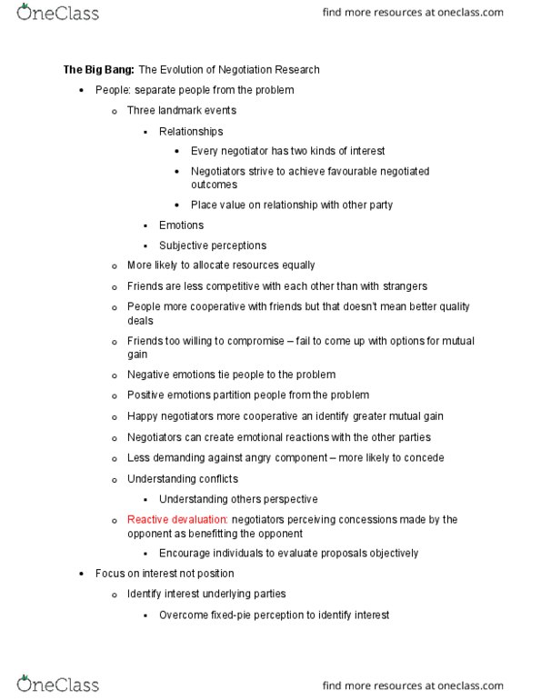 MGHC02H3 Chapter Notes - Chapter -: Reactive Devaluation, Profiterole, Best Alternative To A Negotiated Agreement thumbnail