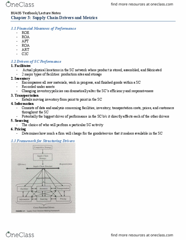 BU435 Chapter Notes - Chapter 3: South Carolina Highway 4, Electronic Data Interchange, Fixed Price thumbnail