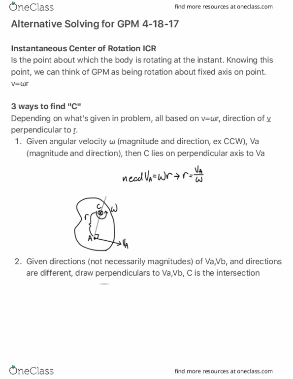AEM 2021 Lecture Notes - Lecture 18: Angular Velocity thumbnail