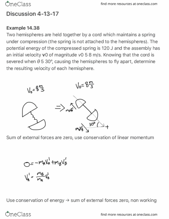 AEM 2021 Lecture Notes - Lecture 13: Angular Velocity, Angular Acceleration, Momentum thumbnail