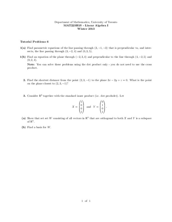 PHY131H1 Lecture Notes - Dot Product, Cross Product thumbnail