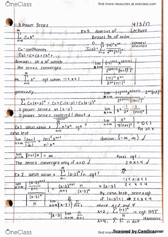 MATH 1700 Lecture 18: Power Series and Functions thumbnail