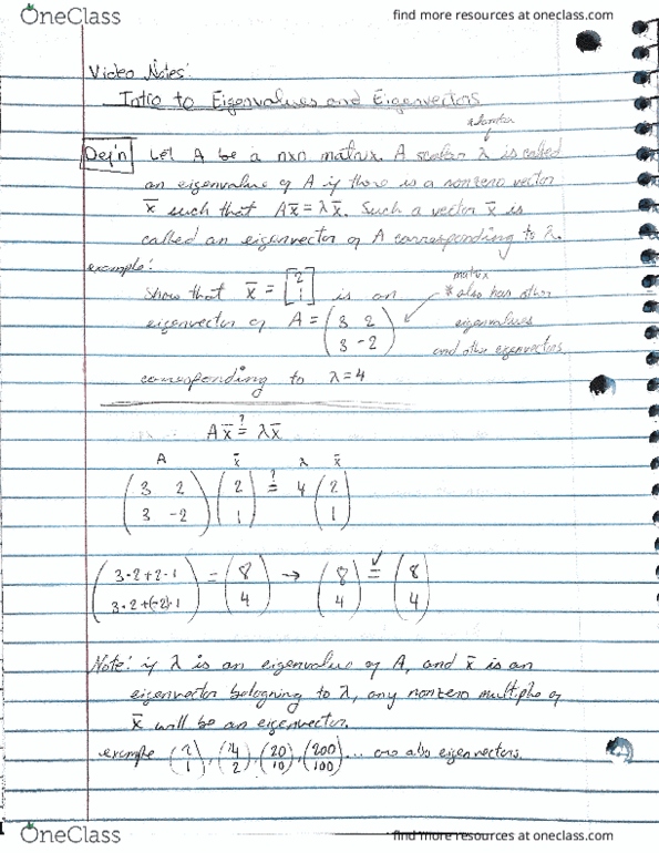 EML 4225 Chapter video: intro to eigenvalues and eigenvectors thumbnail