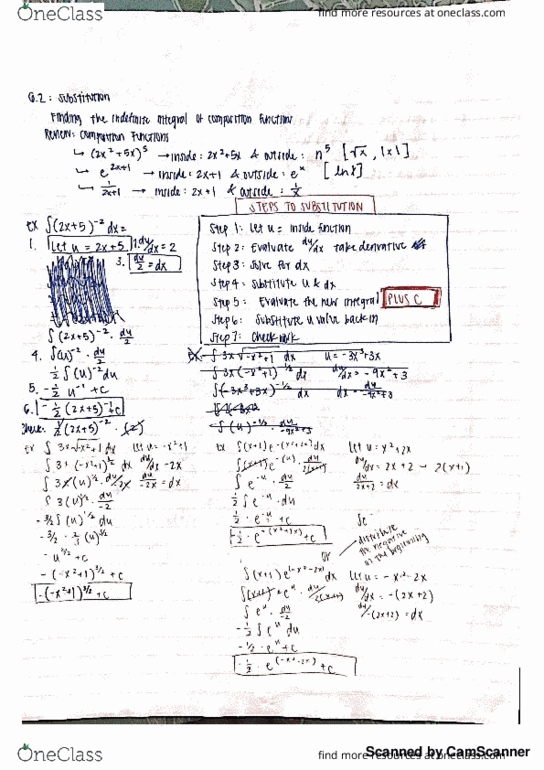 MATH 31 Lecture 2: MATH 31- 6.2 Substitution thumbnail