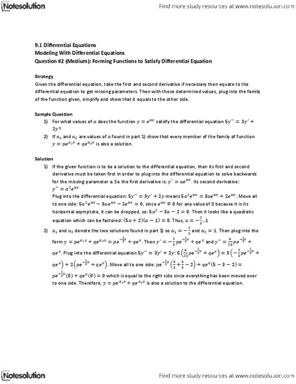 MAT136H1 Lecture Notes - Quadratic Equation, Asymptote thumbnail