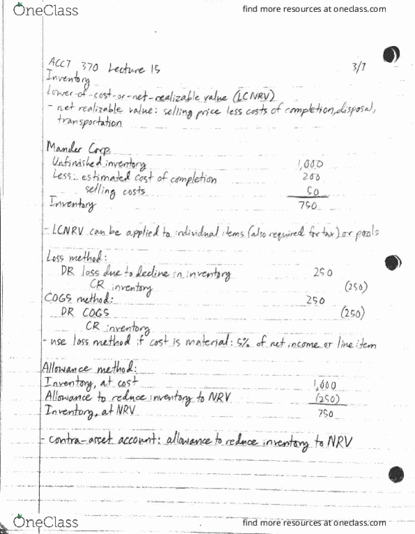 ACCT 370 Lecture Notes - Lecture 15: National Research And Education Network, North Rhine-Westphalia thumbnail